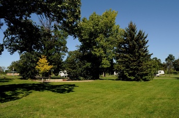 Campground in Red River State Recreation Area